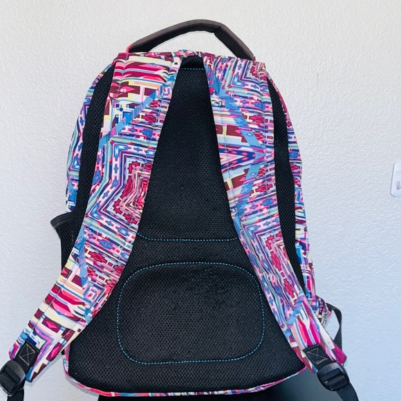 Kenneth Cole Reaction Backpack ~ Pretty Multi Color Full Size - Picture 2 of 9